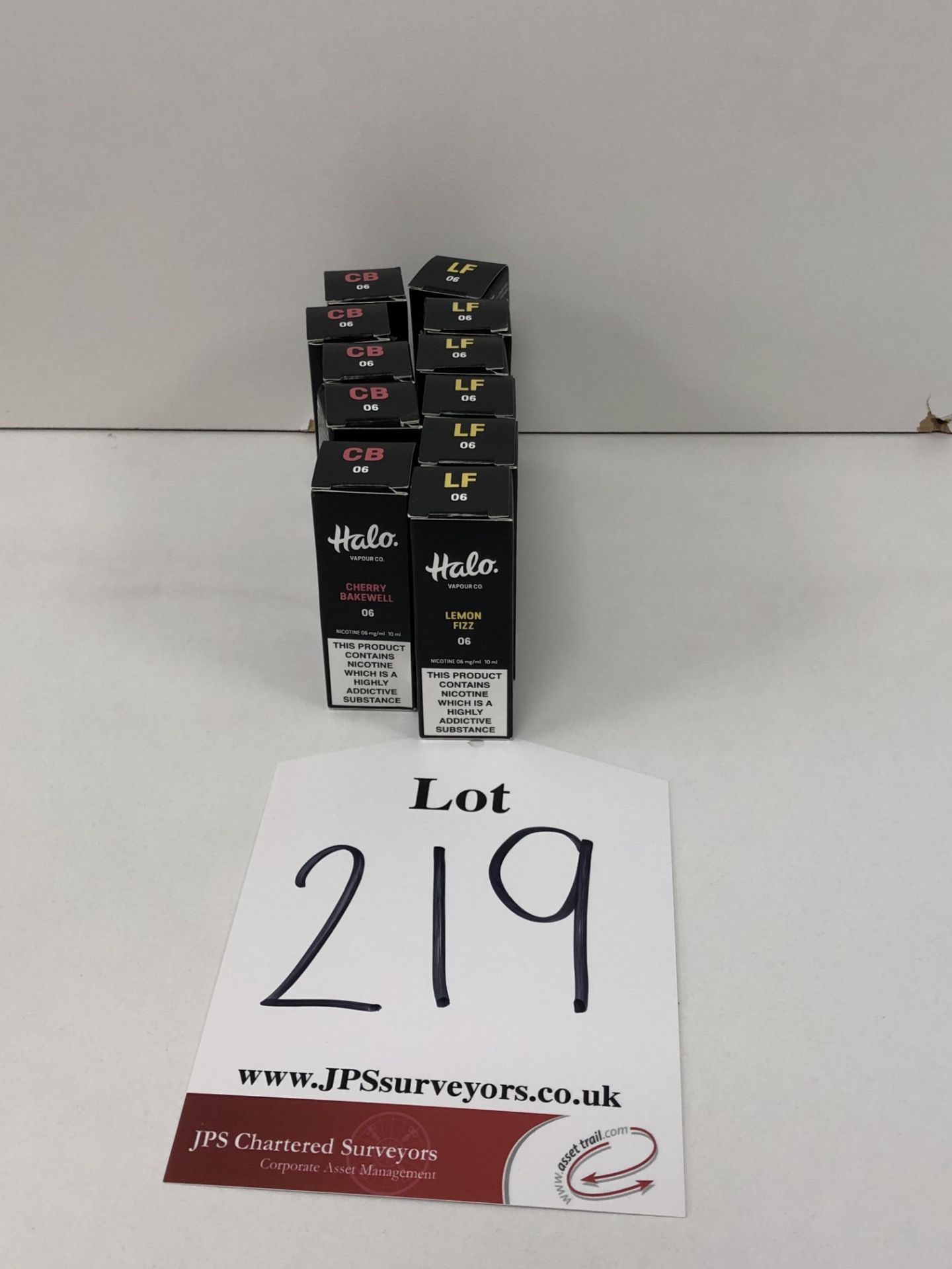 11 x Vapour co Lemon Fizz & Cherry bakewell Halo 6 Mg/Ml BNIB- 10 ml - Image 2 of 5