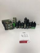 21 x Peng CBD liquid and oils as listed