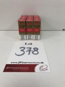 12 x VIP Cherry burst 8 Mg/Ml BNIB- 10 ml |5060293883426