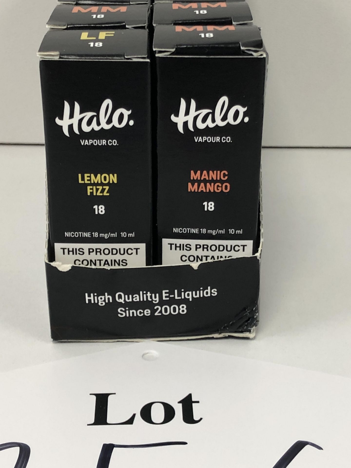 10 x Vapour co Lemon fizz Manic Mango Halo 18 Mg/Ml BNIB- 10 ml |96129838 96129883 - Image 7 of 7