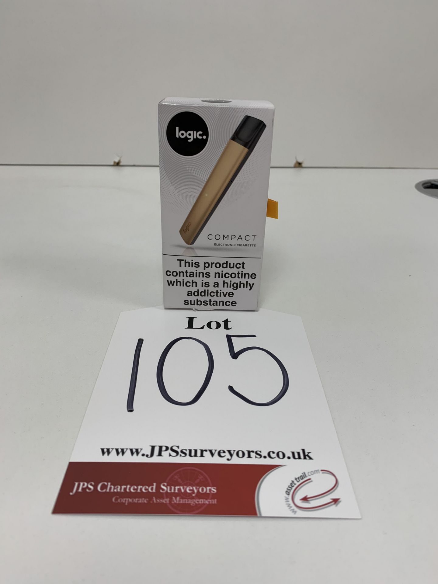 1 x logic gold Compact electonice cigarette BNIB- seal broken |5000143980226 - Image 2 of 3