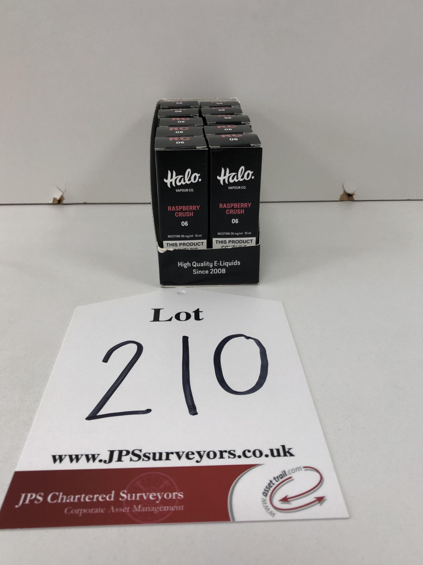 10 x Vapour co Raspberry Crush Halo 6 Mg/Ml BNIB- 10 ml |96130087