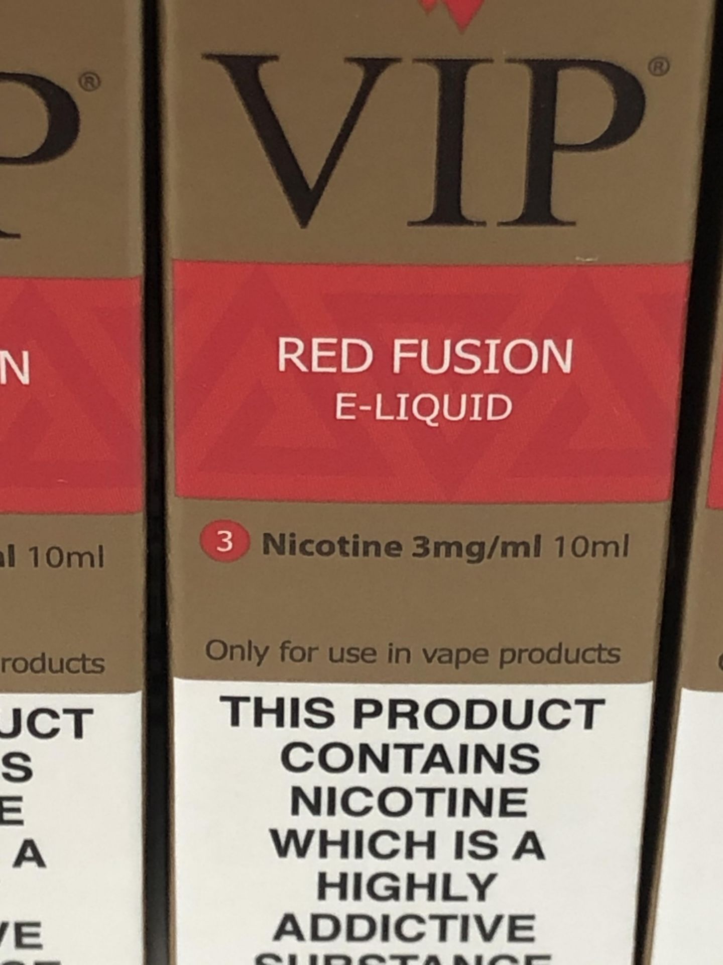 10 x VIP Red Fusion 3 Mg/Ml BNIB- 10 ml |5060293885406 - Image 4 of 4