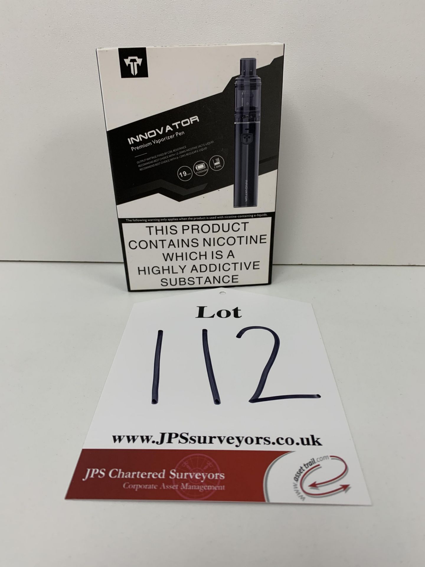 1 x UK Vapor Warehouse Black Innovator Premium Vaporizer Pen BNIB- seal broken |6970879594570