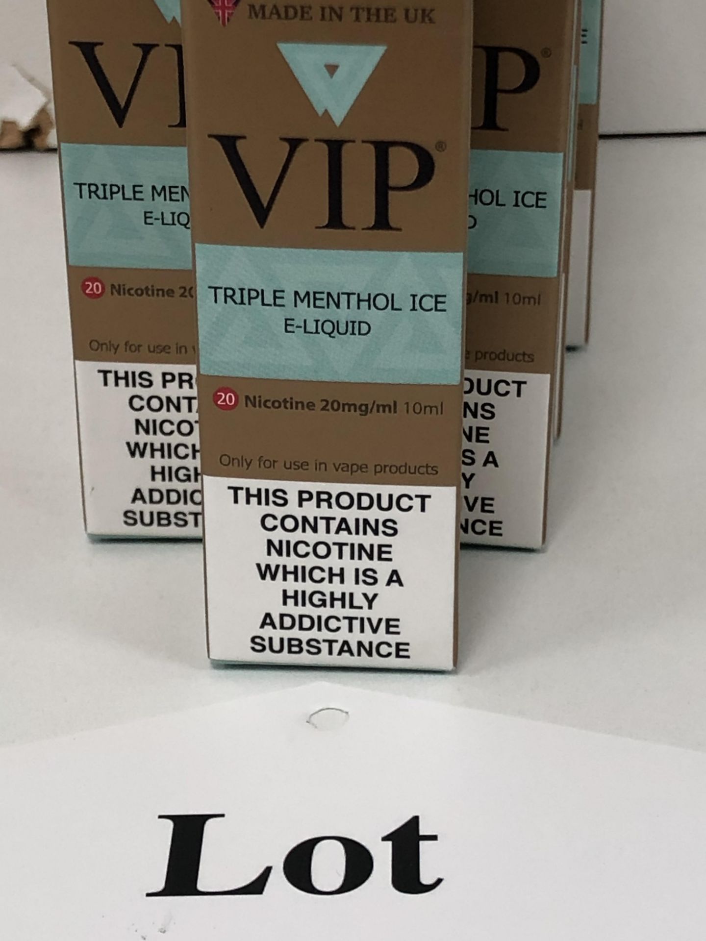 11 x VIP Triple menthol ice 20 Mg/Ml BNIB- 10 ml |5060293883280 - Image 5 of 6