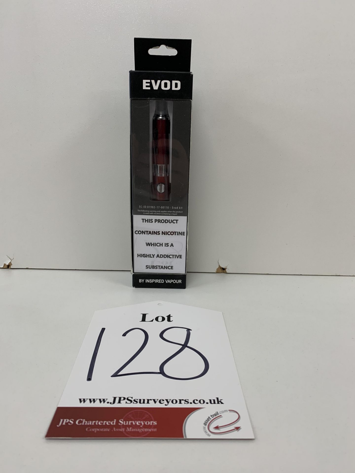 1 x Inspired Vapour Dark Red Evod BNIB -seal broken |5060562143947