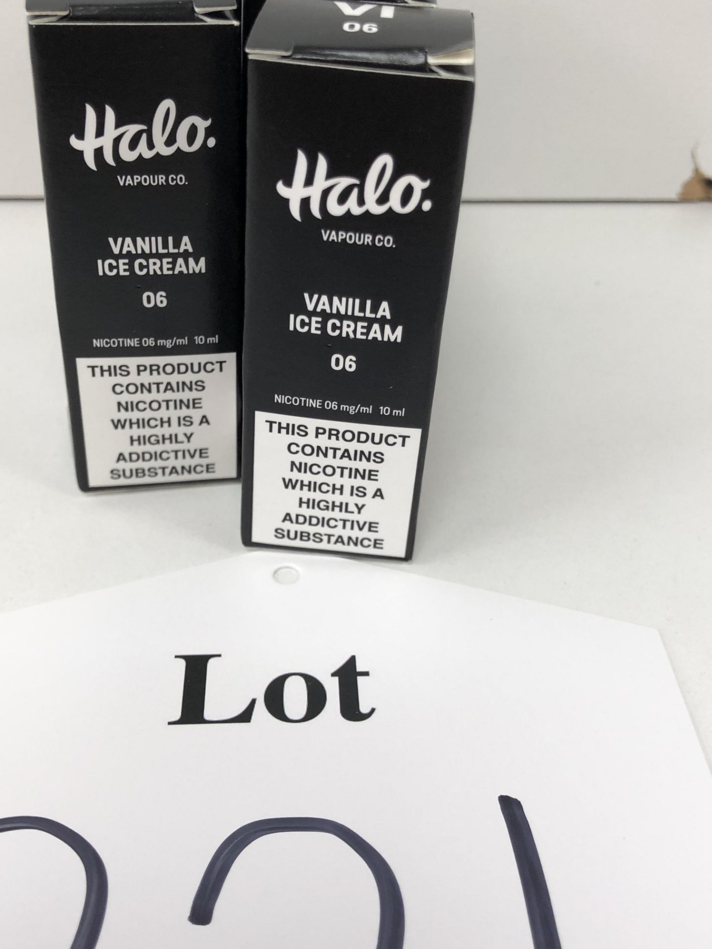 7 x Vapour co Vanilla icecream Halo 6 Mg/Ml BNIB- 10 ml |96130216 - Image 6 of 7