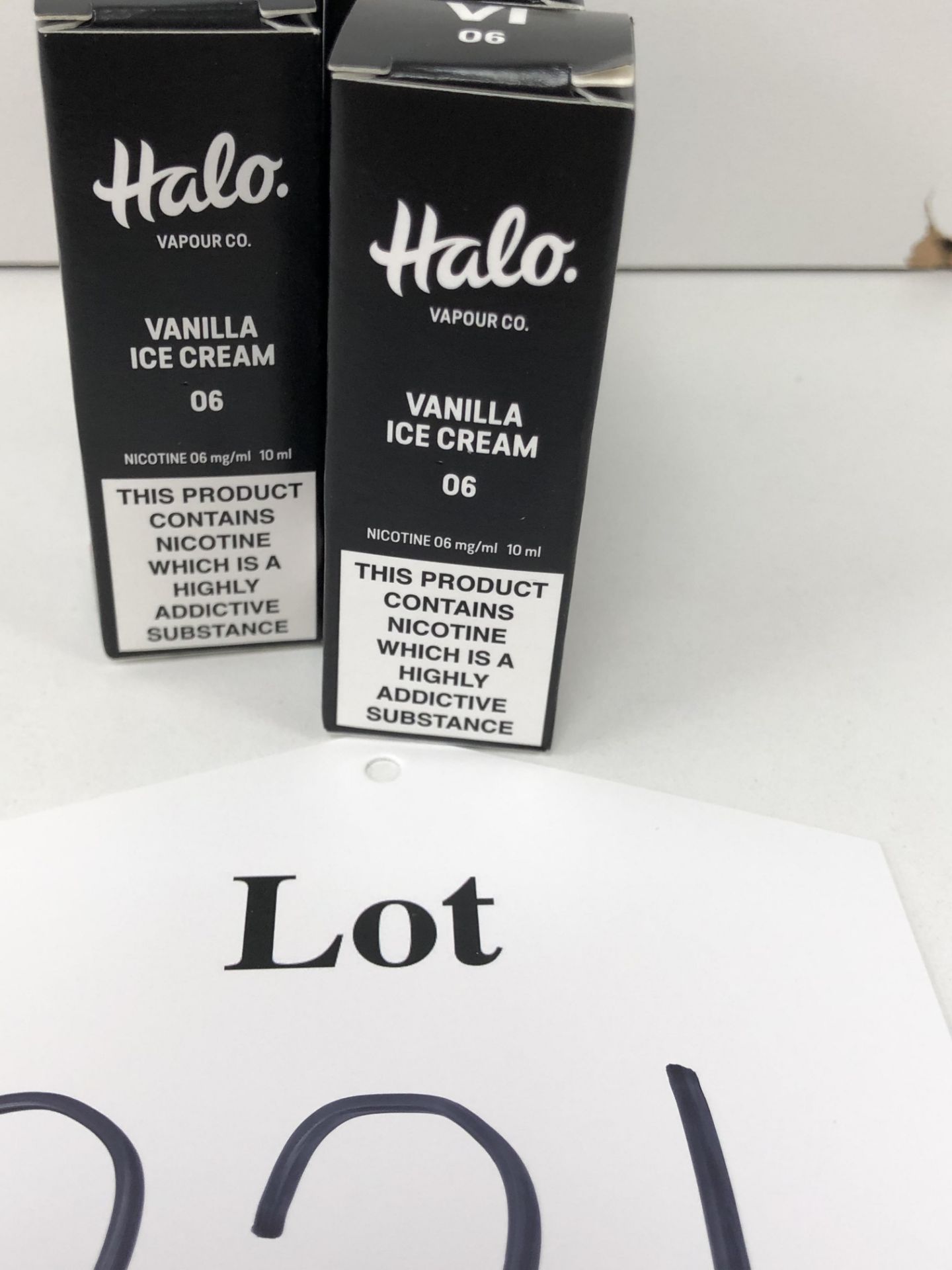 7 x Vapour co Vanilla icecream Halo 6 Mg/Ml BNIB- 10 ml |96130216 - Image 7 of 7