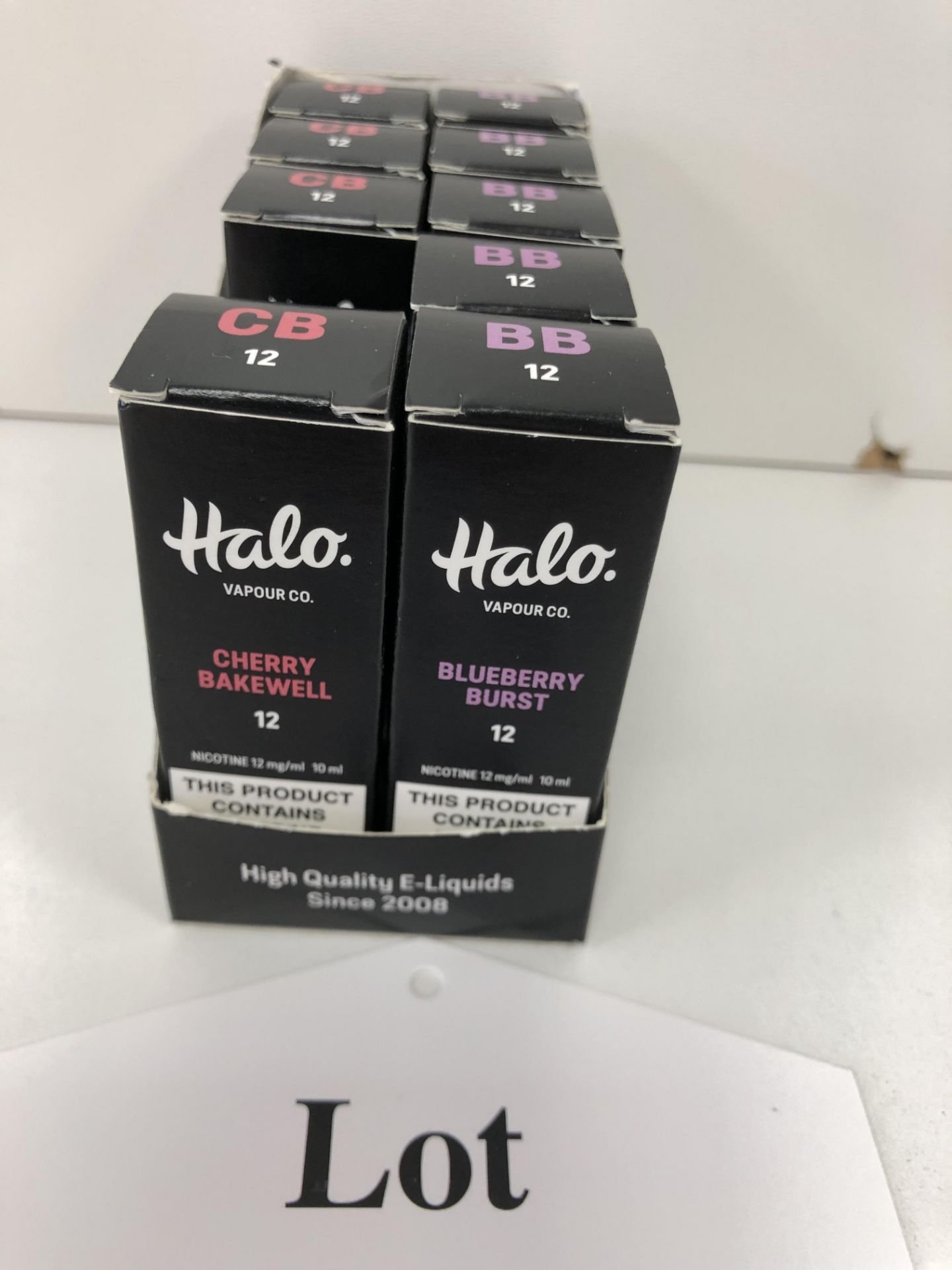 9 x Vapour co Cherry Bakewell & Blueberry burst Halo 12 Mg/Ml BNIB- 10 ml |96129708 96129586 - Image 6 of 7