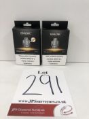 2 x Smok V8 Baby Mesh EU & V8 Baby -M2 EU BNIB 3 coils per box |6940695609253 6940695610846