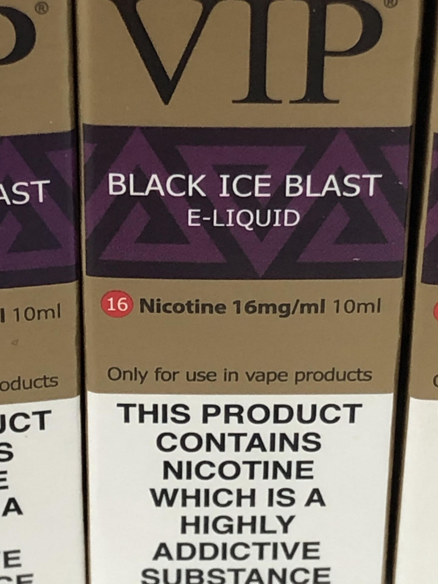 12 x VIP Black ice blast 16 Mg/Ml BNIB- 10 ml |5060293884201 - Image 5 of 6