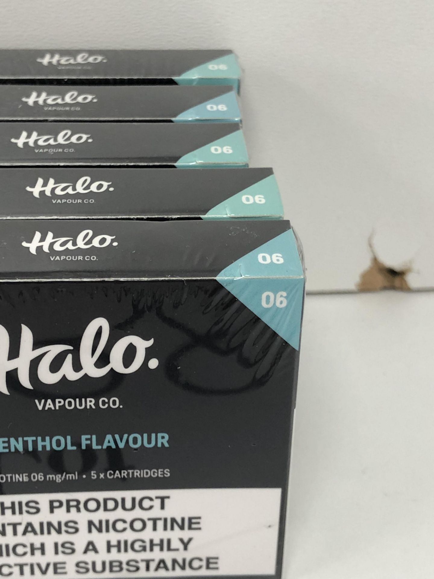 5 x Vapour co Menthol flavour Halo 6 Mg/Ml BNIB - 5 x cartridges |5055430212382 - Image 7 of 7