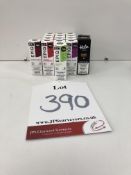 16 x logic vapour co 12 Mg/Ml BNIB- 10ml 4x garden strawberry, 5x frosted pear, 4x berry blast, 2x c