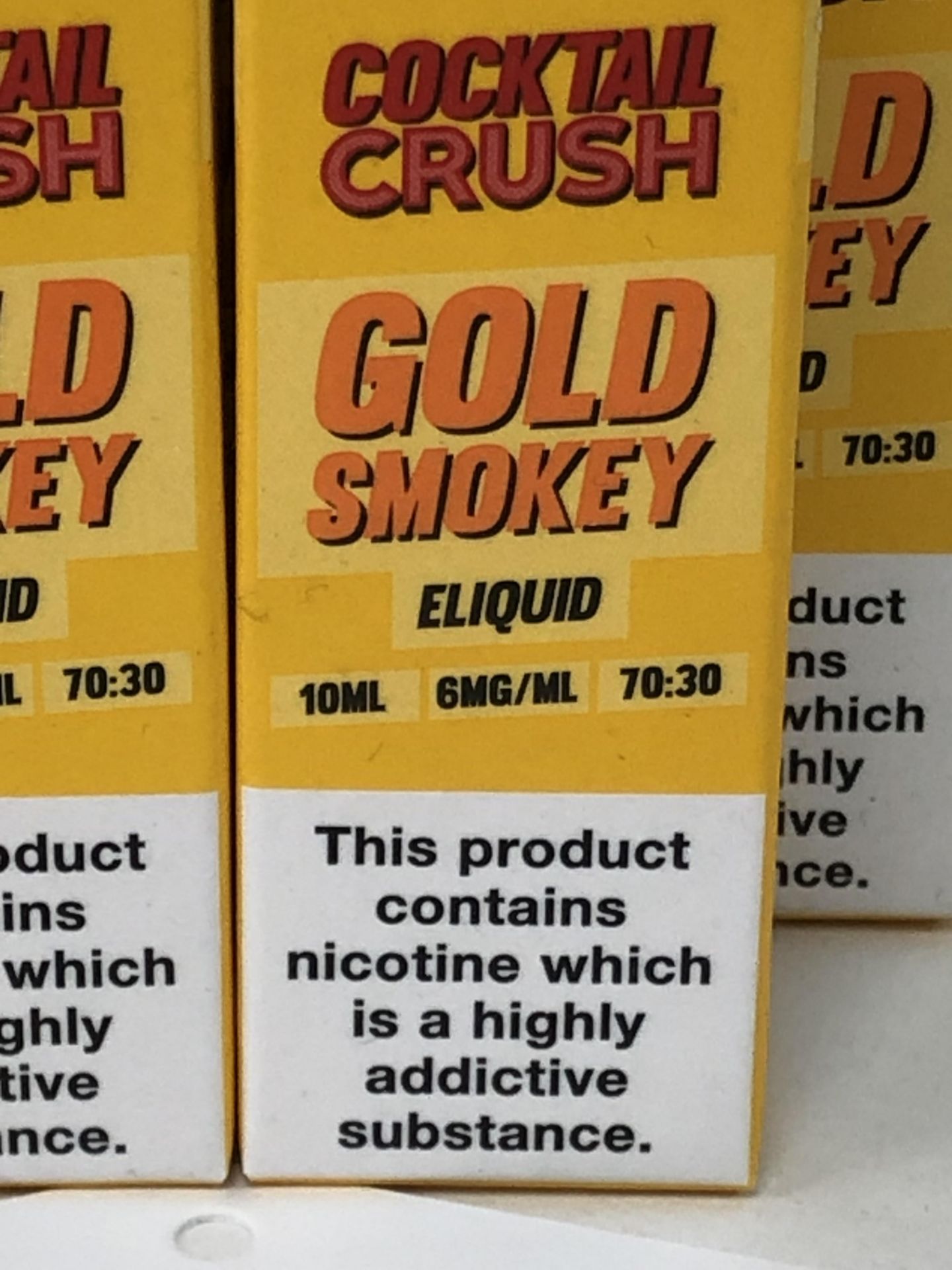 5 x VIP Gold smokey 6 Mg/Ml BNIB- 10 ml |5060293887127 - Image 4 of 4