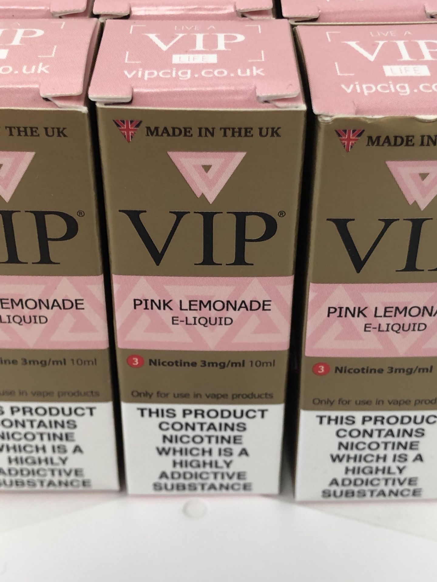 9 x VIP Pink Lemonade 3 Mg/Ml BNIB- 10 ml |5060293884843 - Image 4 of 4