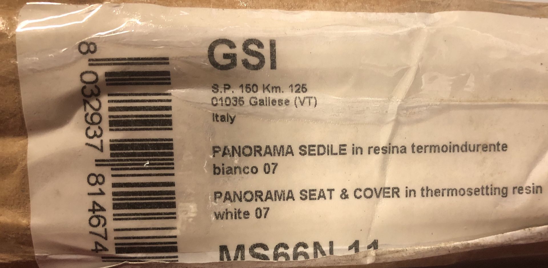 GSi Sapho Panorama MS66N11 Soft Close Toilet Seat