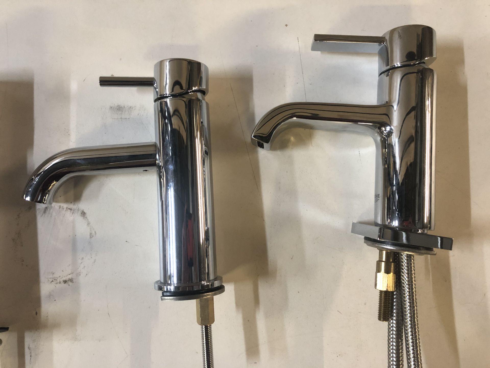 4 x Various Ex Display Chrome Plated Washbasin Taps as per Photos - Image 2 of 4