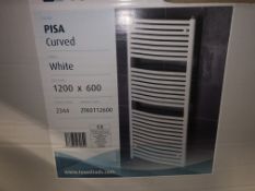 TowelRads Pisa ZTK0112600 Curved Towel Rail