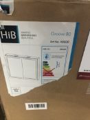 HIB Groove 80 LED Bluetooth Aluminium Bathroom Cabinet