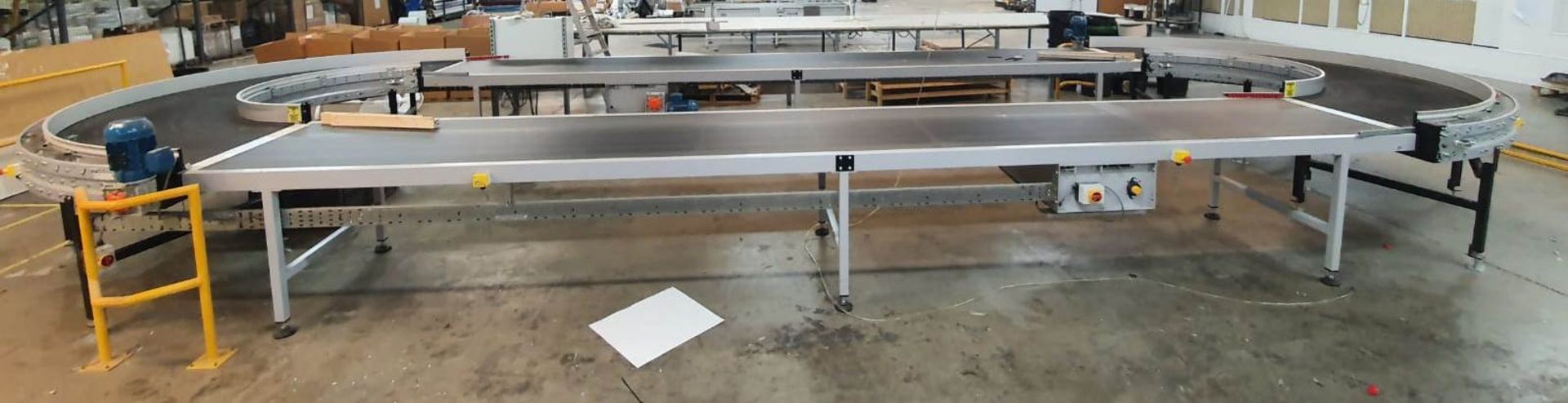 4 Sectional Belt Conveyor/Carousel System - Image 3 of 6