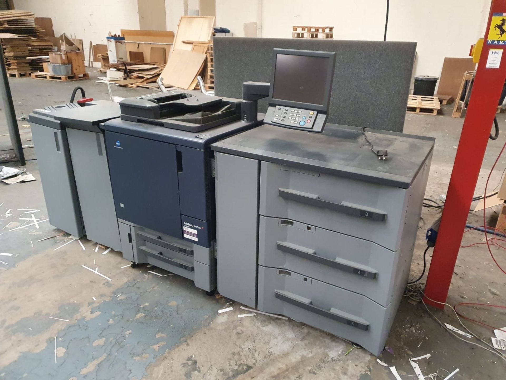 Konica Minolta C1060 Commercial Digital Printing Press - Image 3 of 4