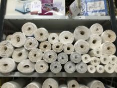 Large Quantity of Rolled Wallpaper