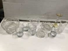 5 x Various Clear Spirit Glasses