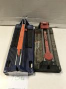 2 x Manual Tile Cutters