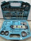 Makita Drill Bit Set in Case - INCOMPLETE