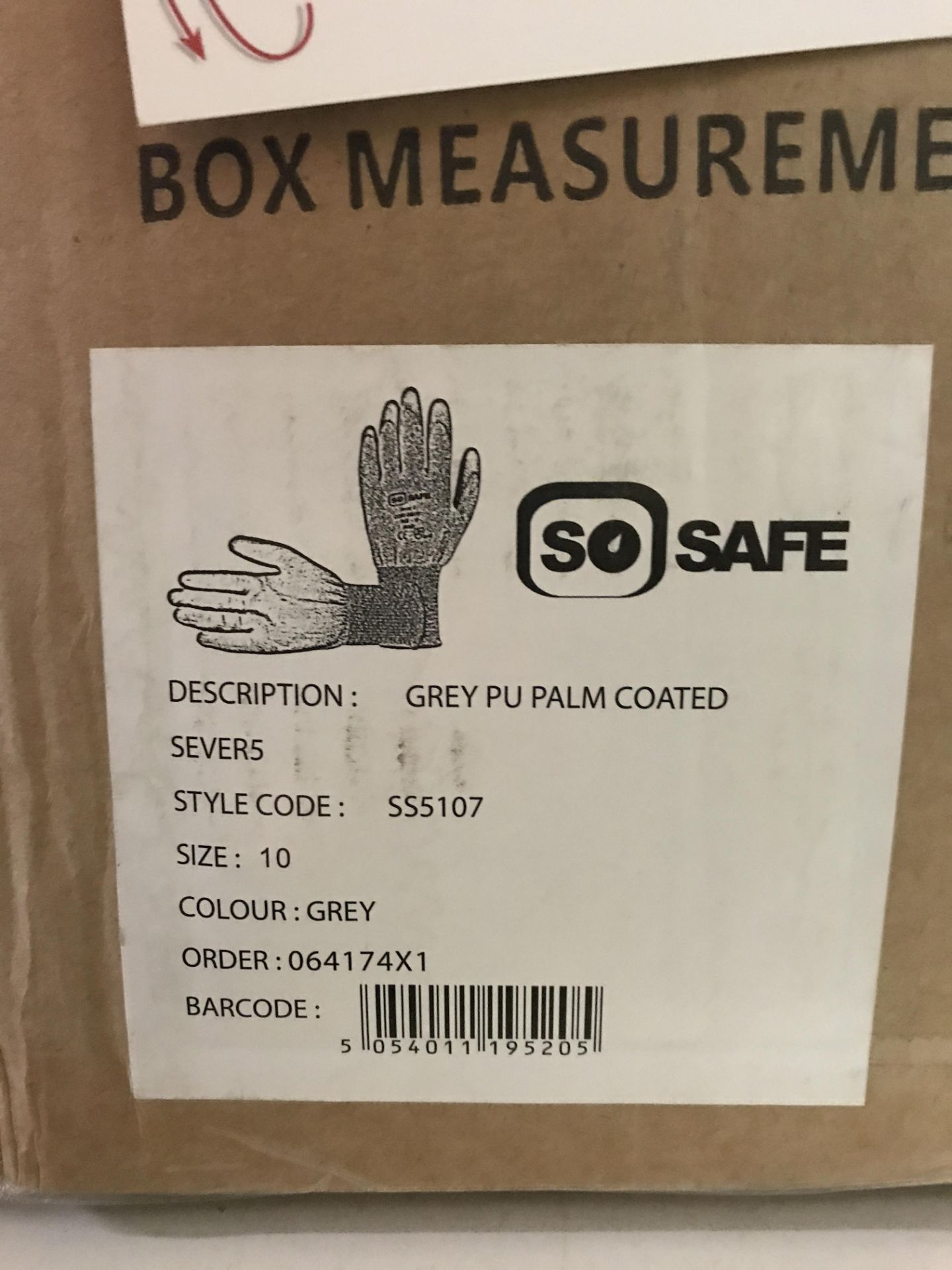 2 x Boxes Pu Palm Coated Safety Gloves | 20 Pairs Per Box - Image 3 of 3