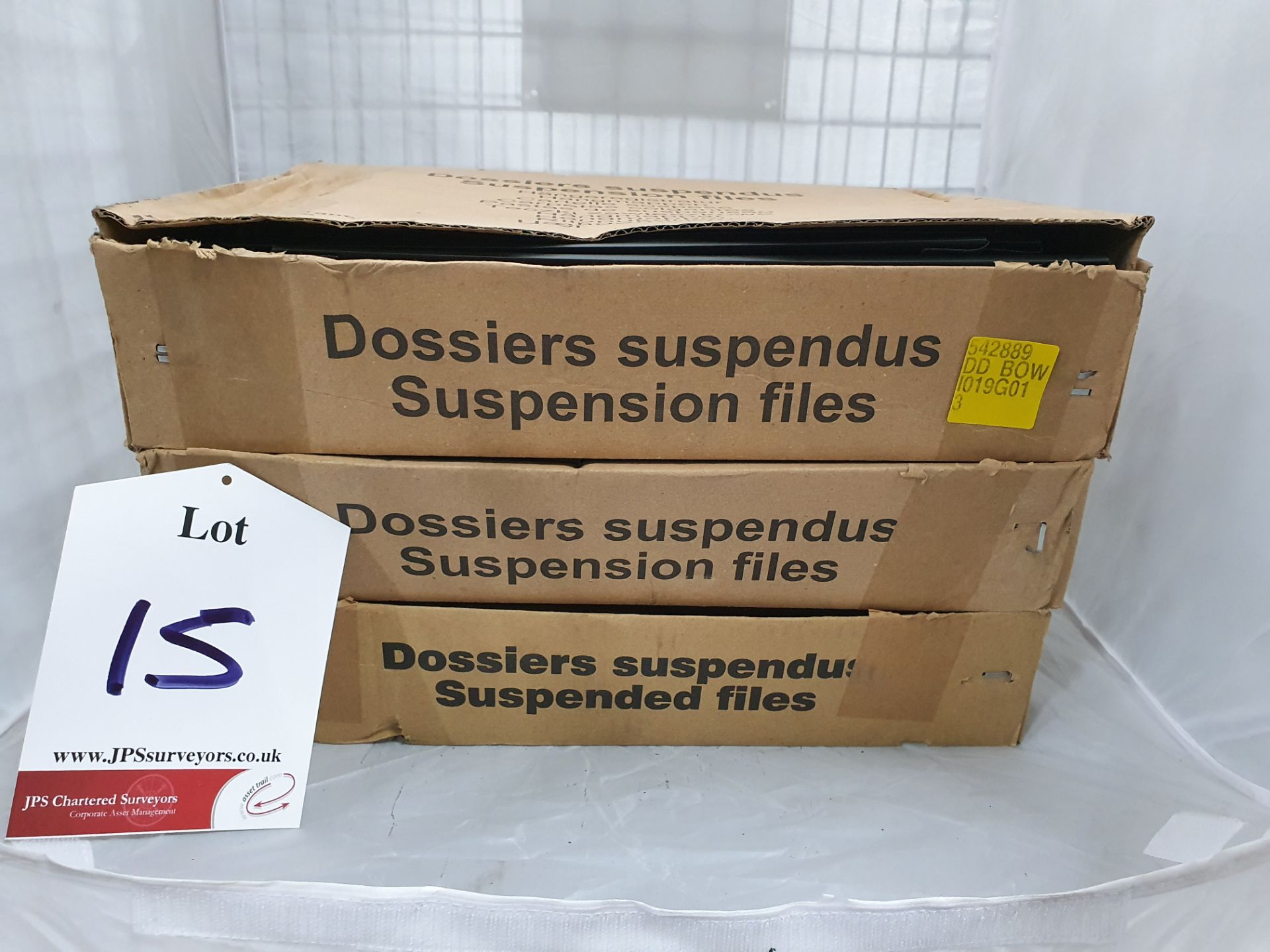 Quantity of Dossiers Lateral Suspension Files