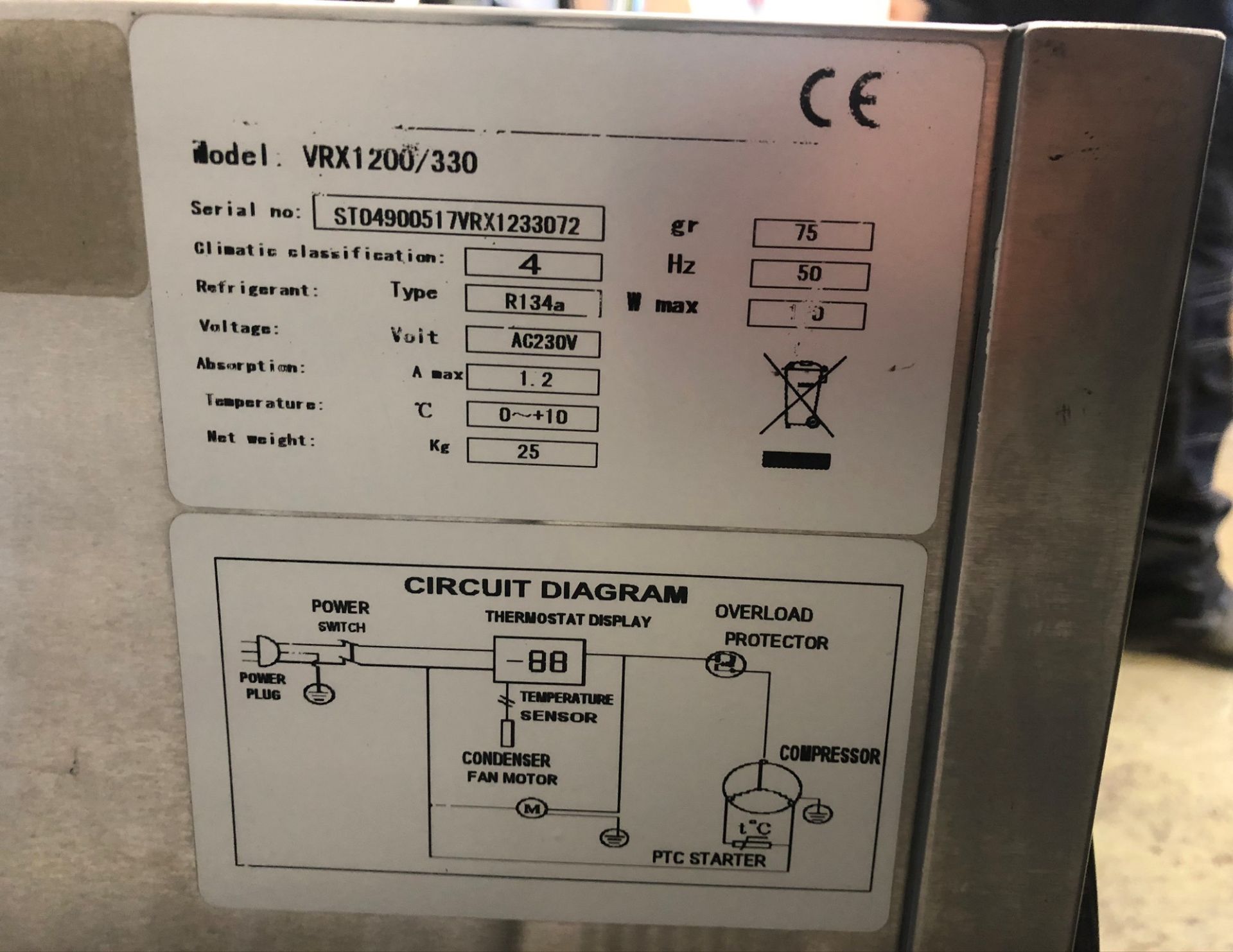 Gastro-Line VRX1200/330 Refrigerated Topping Unit - Image 5 of 5