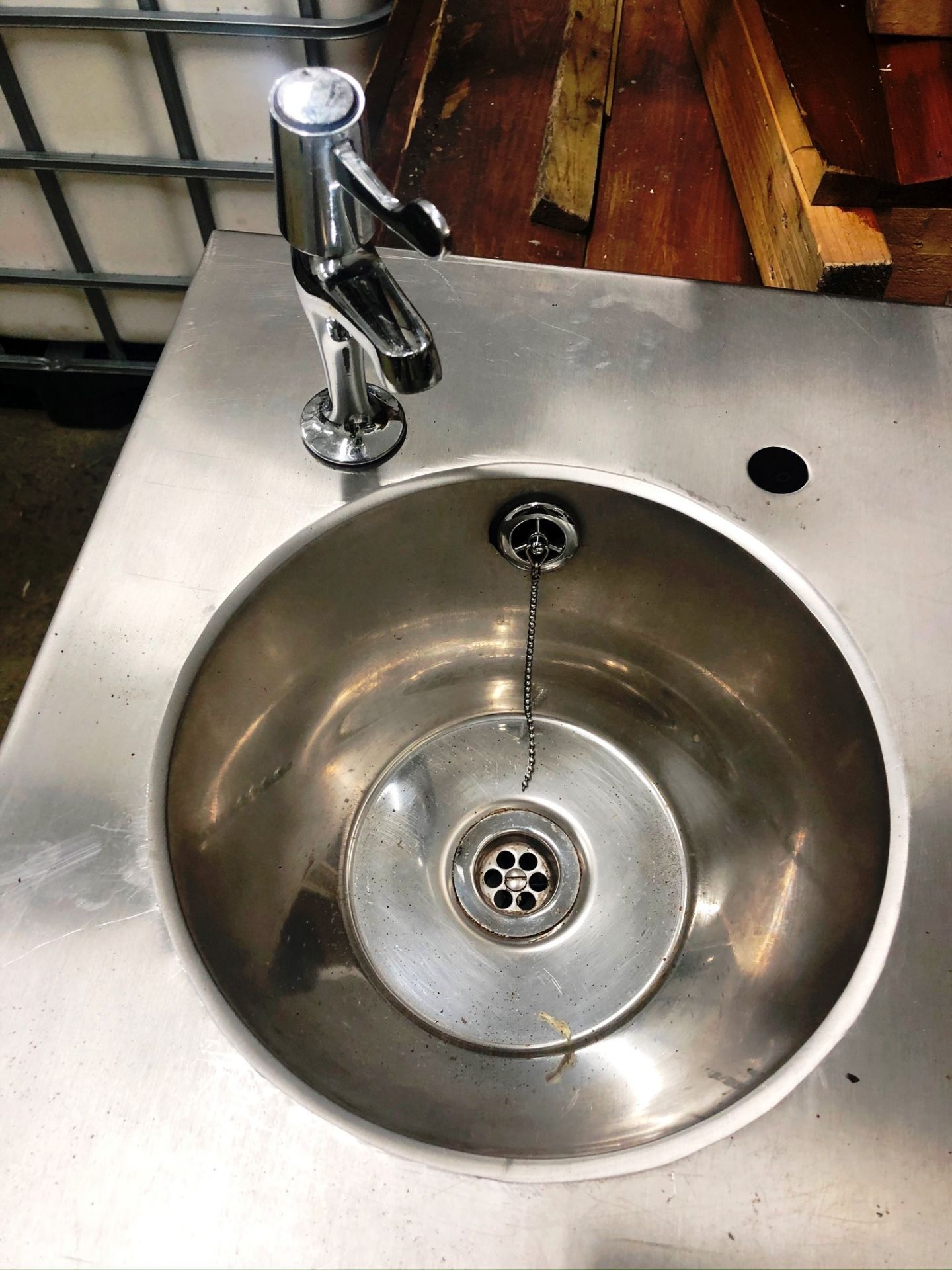 Mobile Stainless Steel Preparation Table w/ Hand Sink & Brita Purity Water System - Image 5 of 5