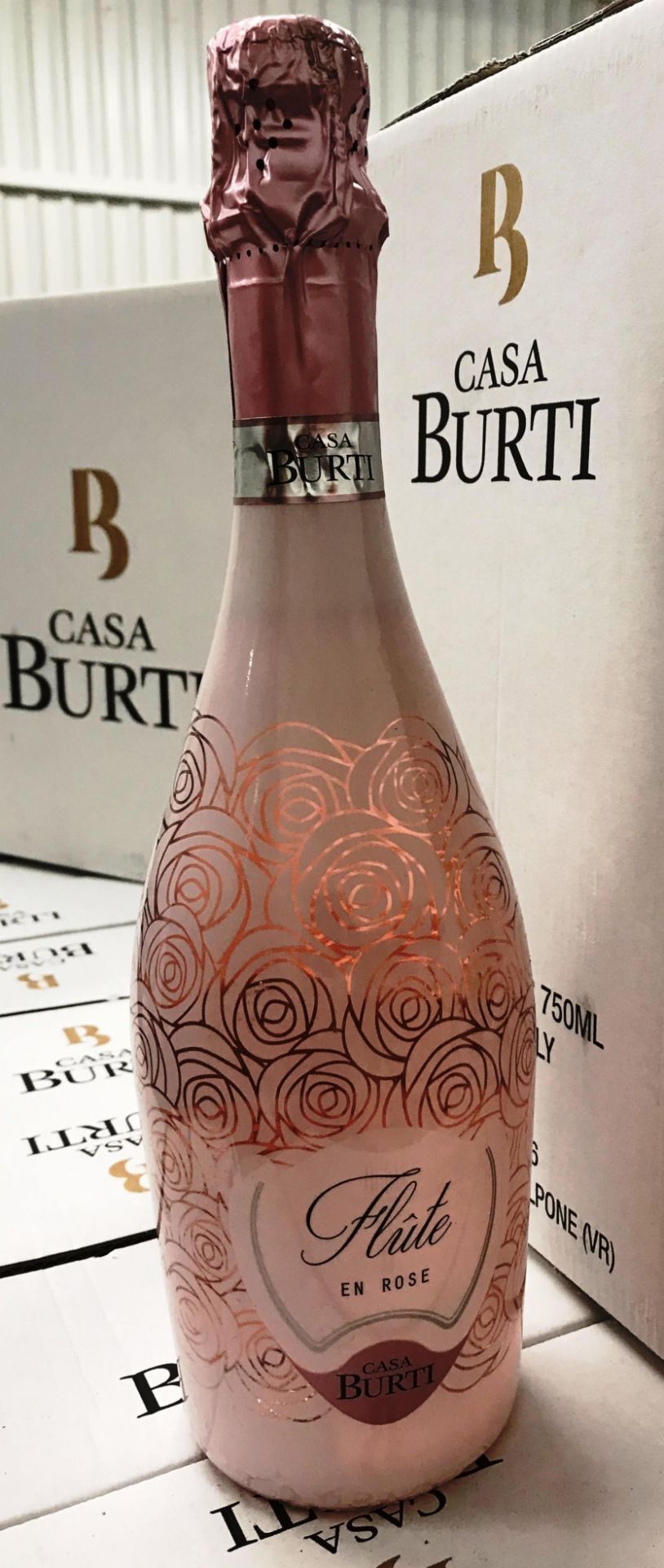 10 x Cases of Casa Burti Flute En Rose 750 Rose Wine - 6 Bottles Per Case - RRPœ650+