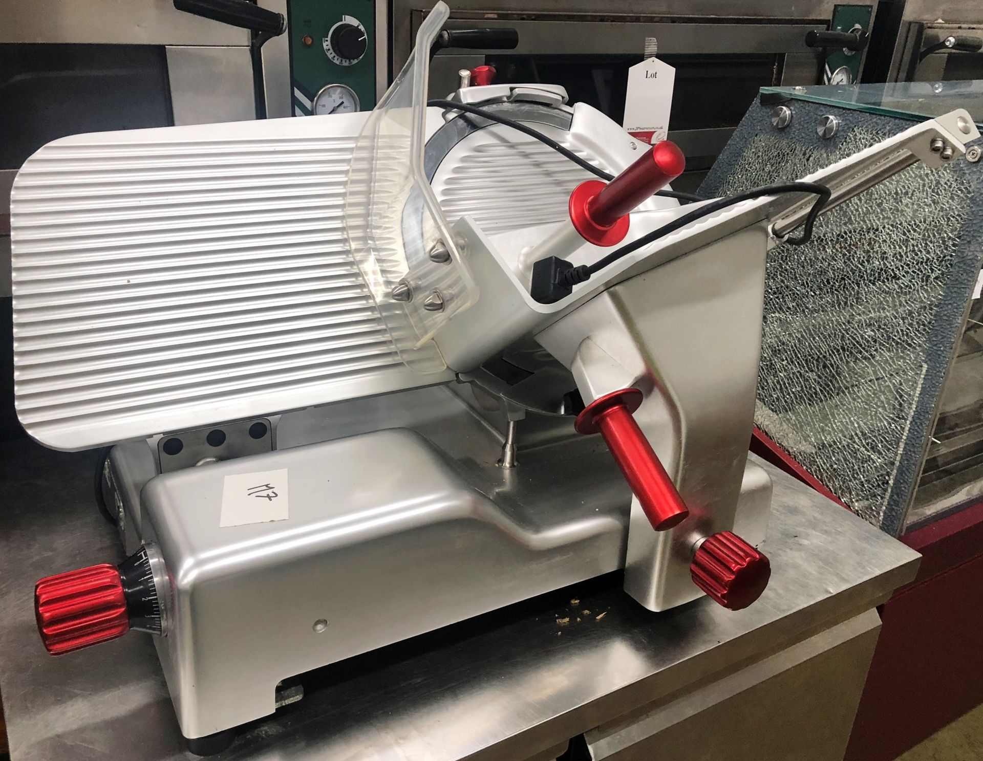 SURESLICE SSG350SSAE Professional Gravity Feed Meat Slicer | 240v