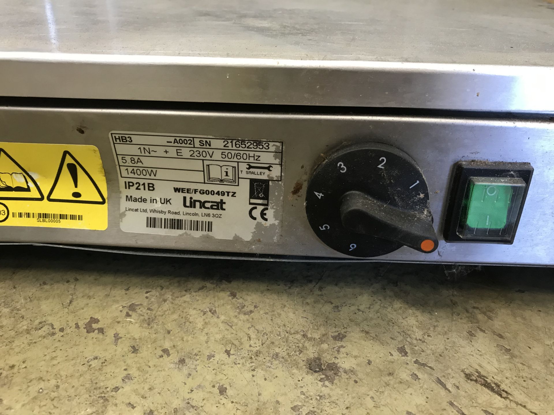 Lincat Seal Hot Plate HB3 - Image 3 of 3