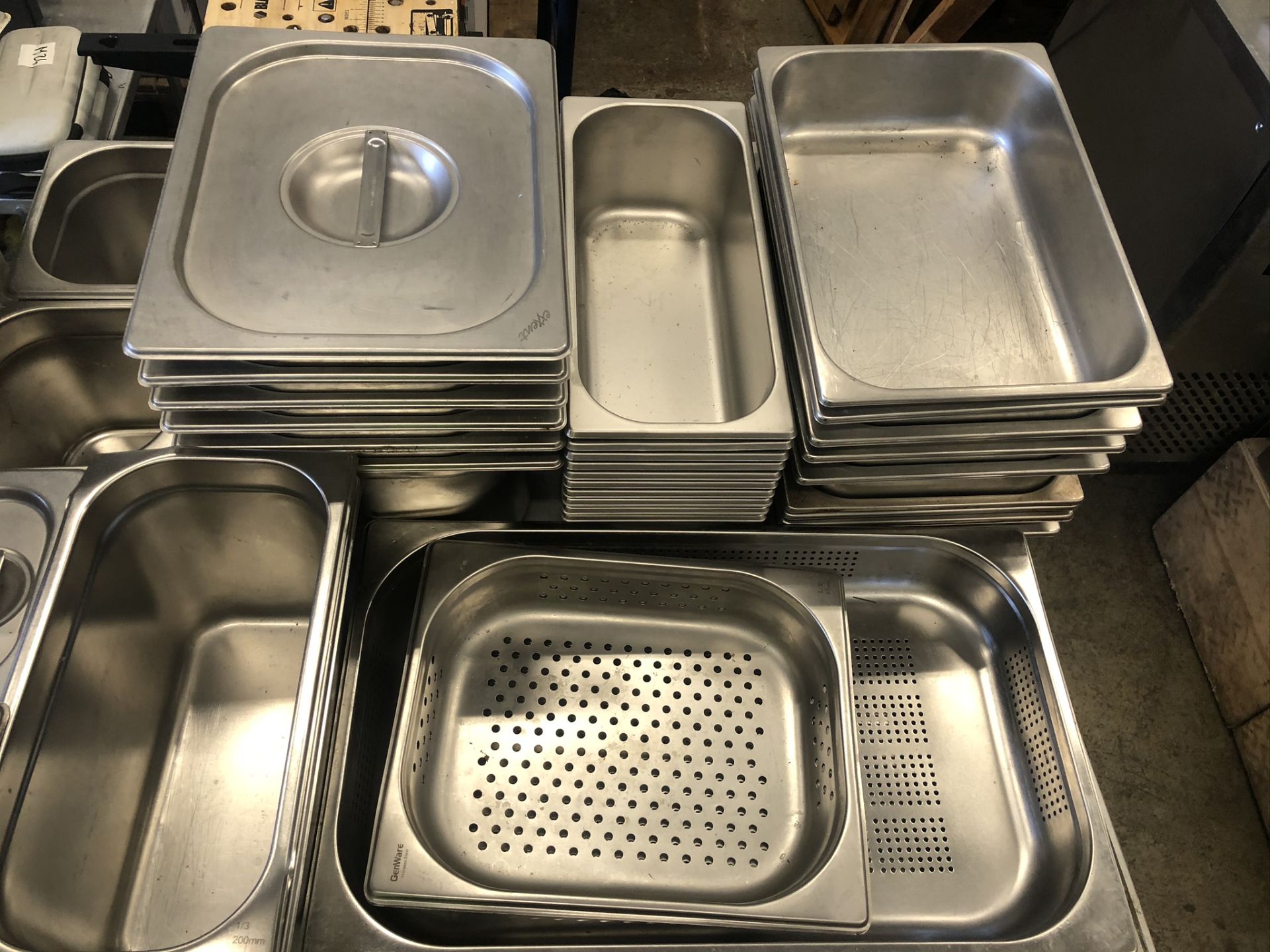 Quantity of Stainless Steel Pans, Strainers & Lids - As Pictured - Image 6 of 6