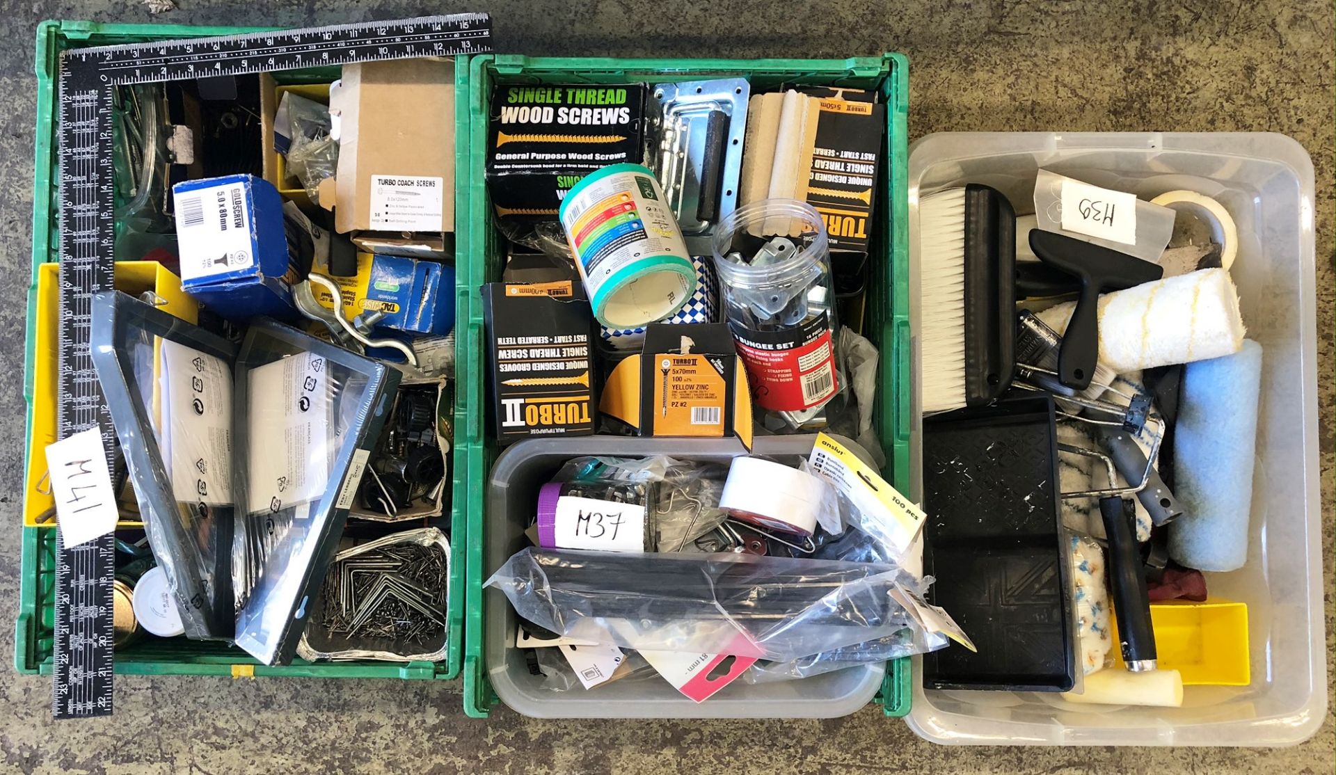 Quantity of Hardware Supplies - As Pictured