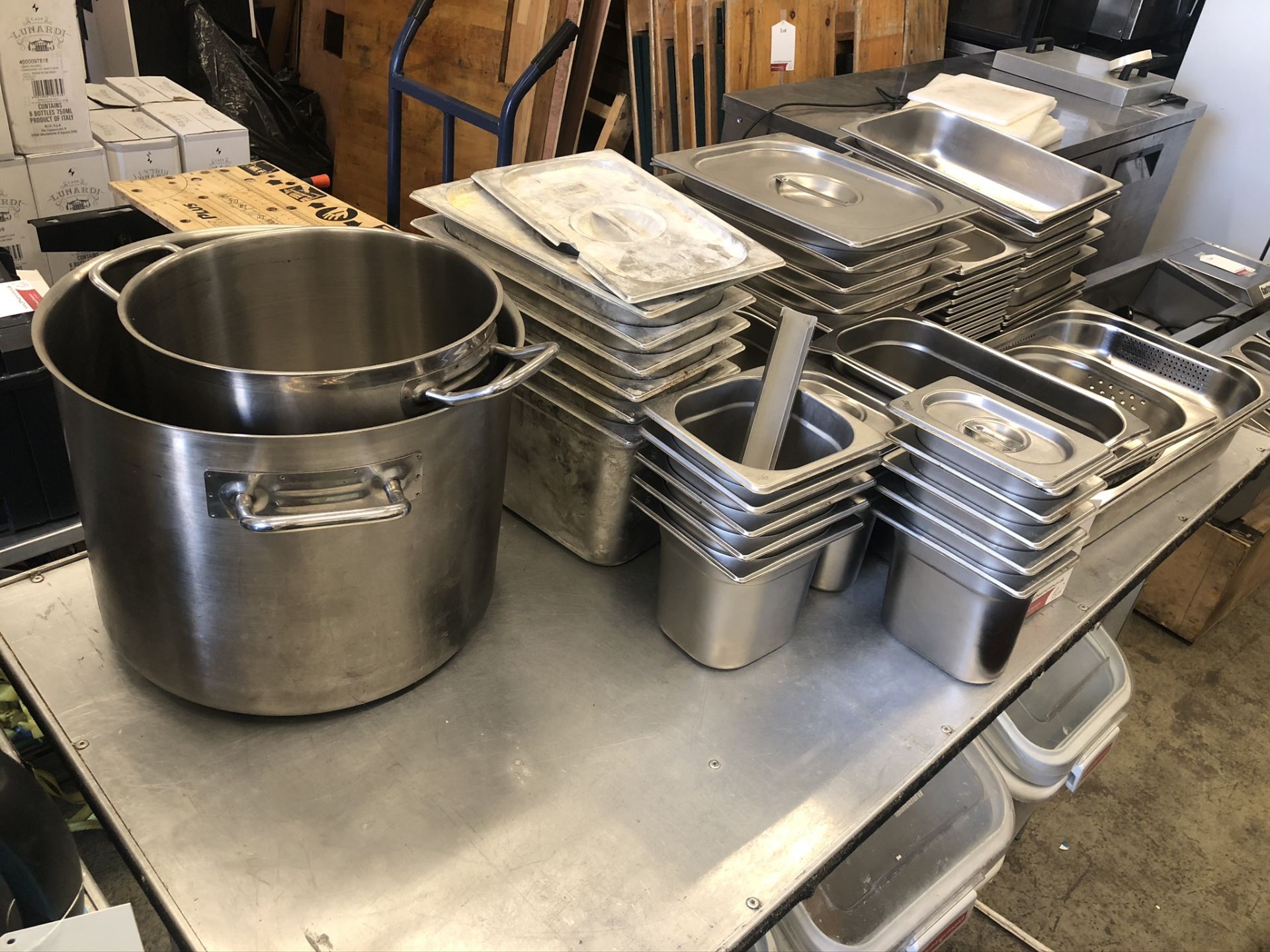 Quantity of Stainless Steel Pans, Strainers & Lids - As Pictured - Image 2 of 6