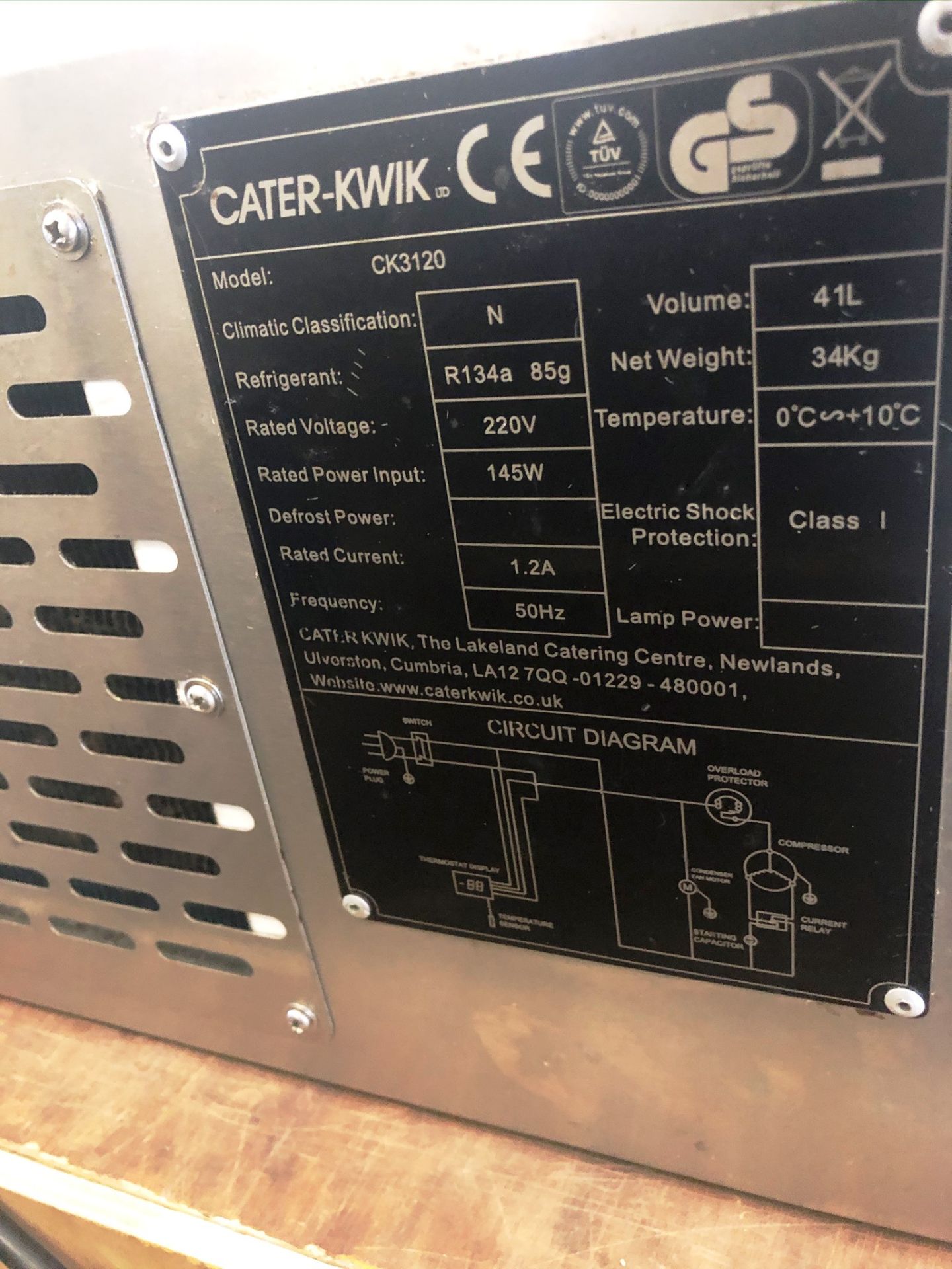 Cater-Kwik CK3120 Refrigerated Topping Unit - Image 4 of 4