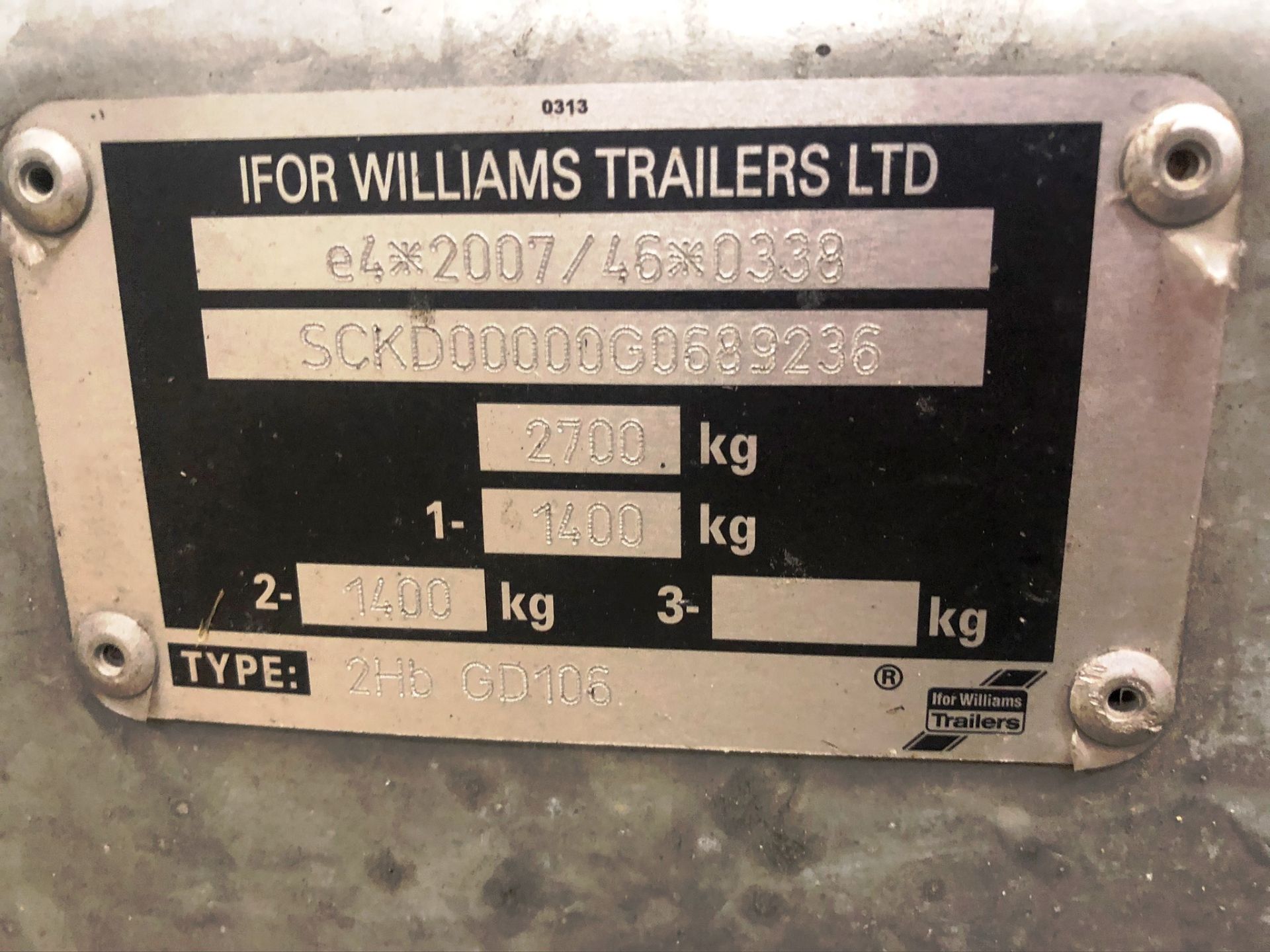 Walk-in Fridge/Freezer on Ifor Williams GD106FF Twin Axle 10 x 6 Trailer | YOM: 2016 - Image 5 of 12