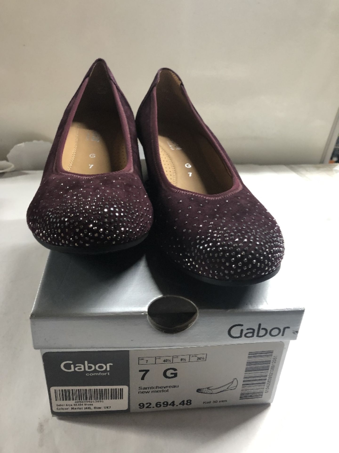 Gabor Wedge Shoes. UK 7 - Image 2 of 3