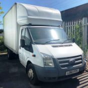 White Ford Transit 155 T350 RWD 3.5T w/ Tail Lift | Reg: LB61 FFK | Mileage: TBC