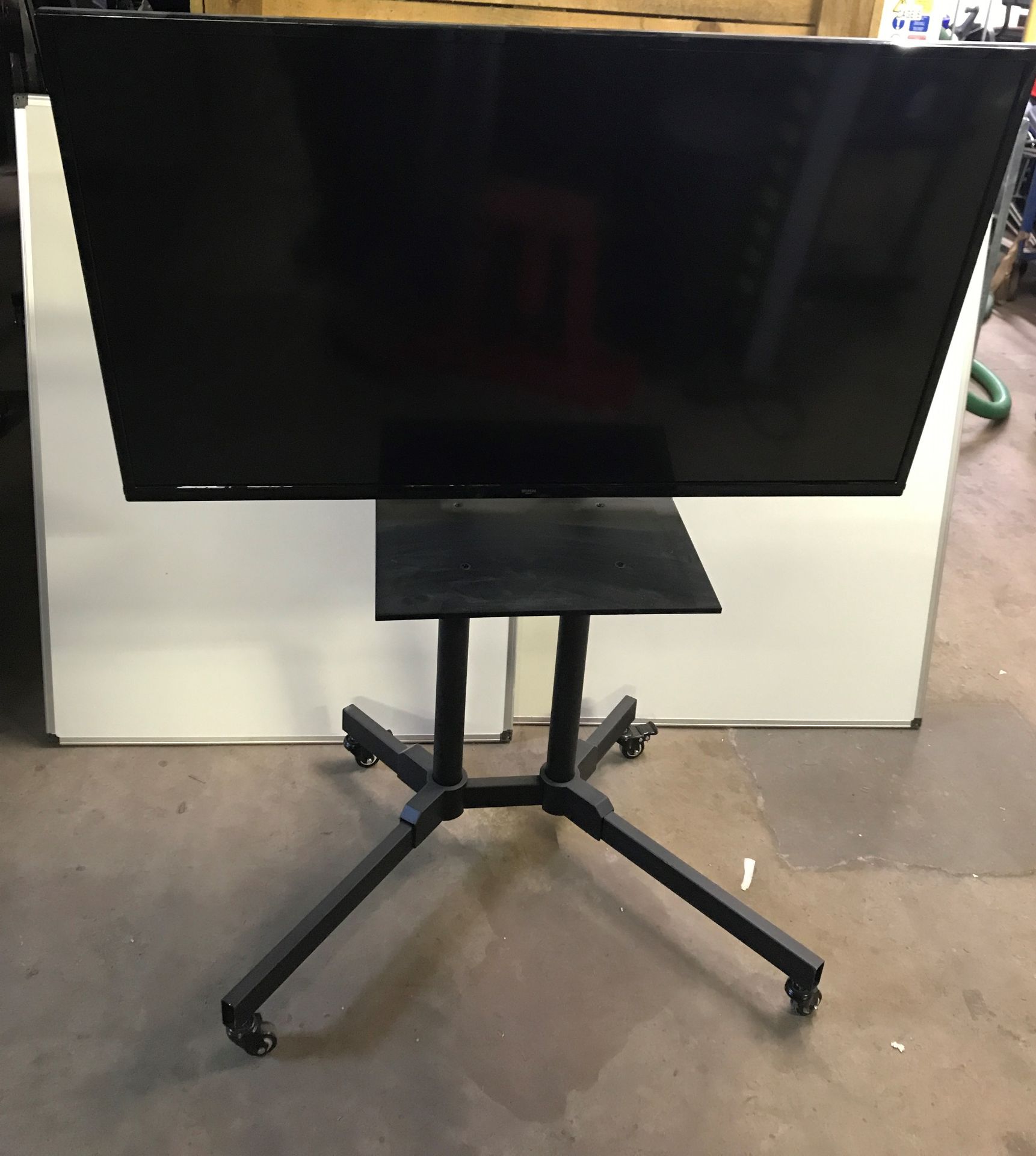 Bush DLED49FHDS 49'' LED TV on Wheeled Trolley