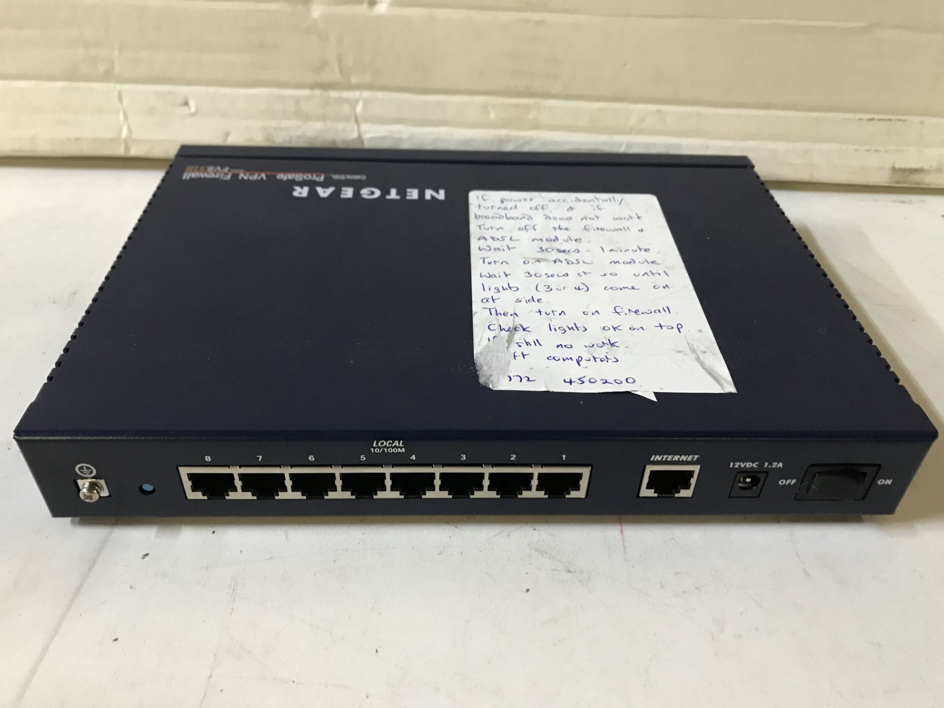 Net Gear FVS318 ProSafe VPN Firewall & D-Link ADSL Modem - Image 3 of 9