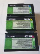 3 x Lexmark and 4 x Epson Ink Cartridges