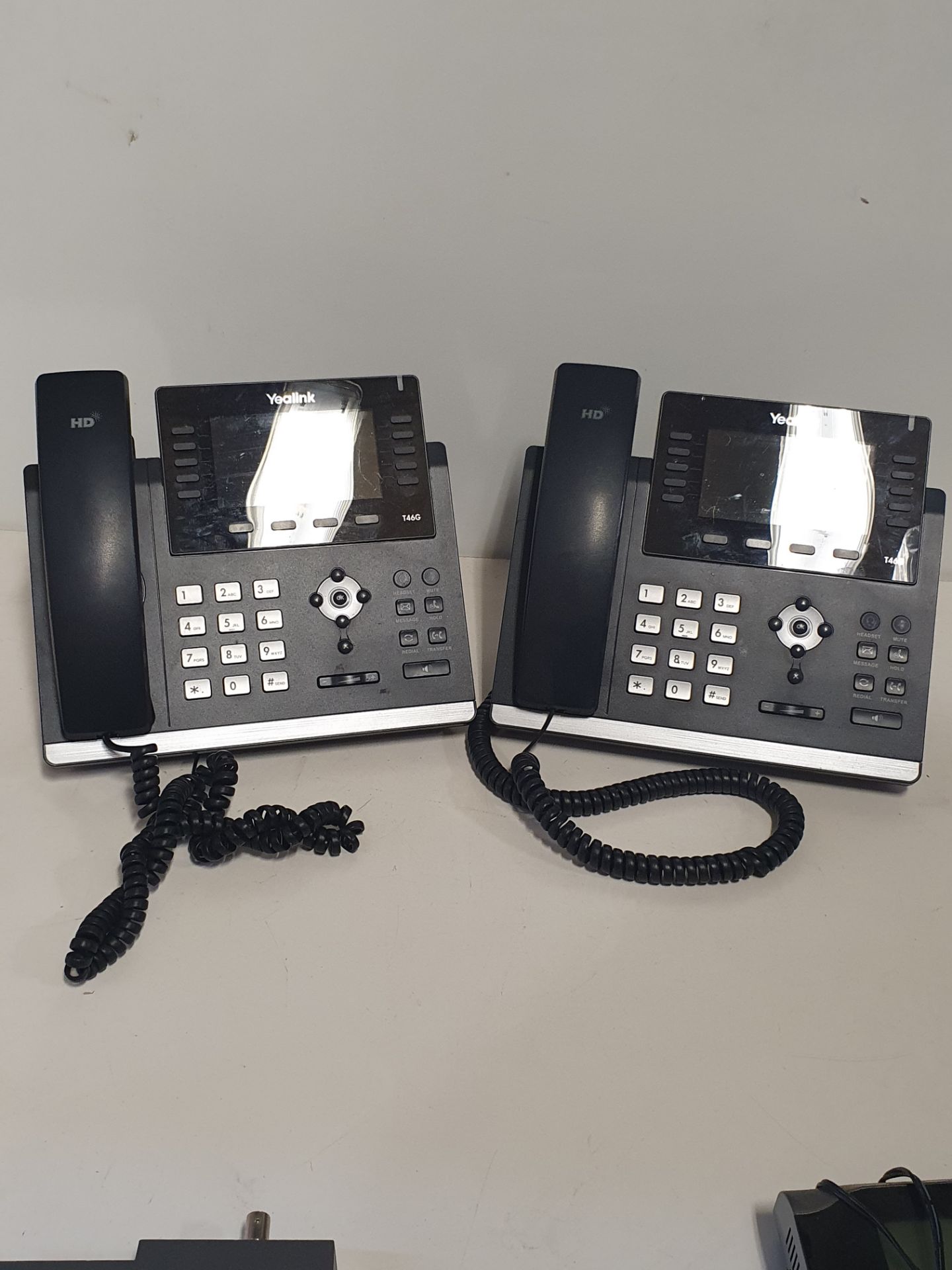 3 x Yealink Telephones and Other Office Accessories