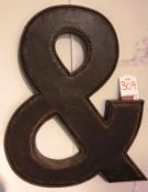 Ex Display Wall Mounted KCH011 Iron Ampersand Memo Board | RRP£99