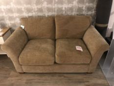 Ex Display Ashwood Designs Lewis 2 Seater Small Sofa in Tweed Plain Chestnut | RRP£1,050