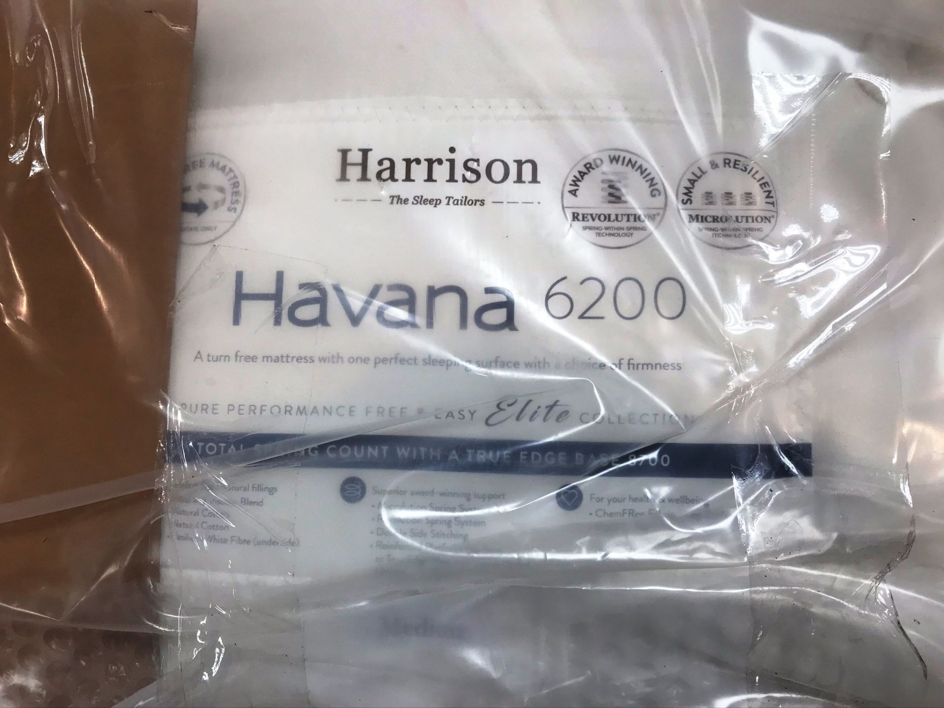 New Harrison Havana 6200 King Mattress w/ Shallow Divan Set Medium/Firm in Bison | RRP£2,099 - Image 2 of 3